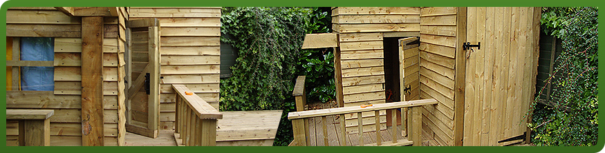 Bespoke timber shed and children's play-house, Nether Edge, Sheffield