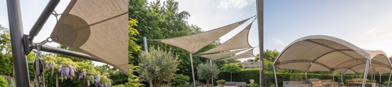 Canvas Roofs / Sails by Willow Landscapes, Sheffield