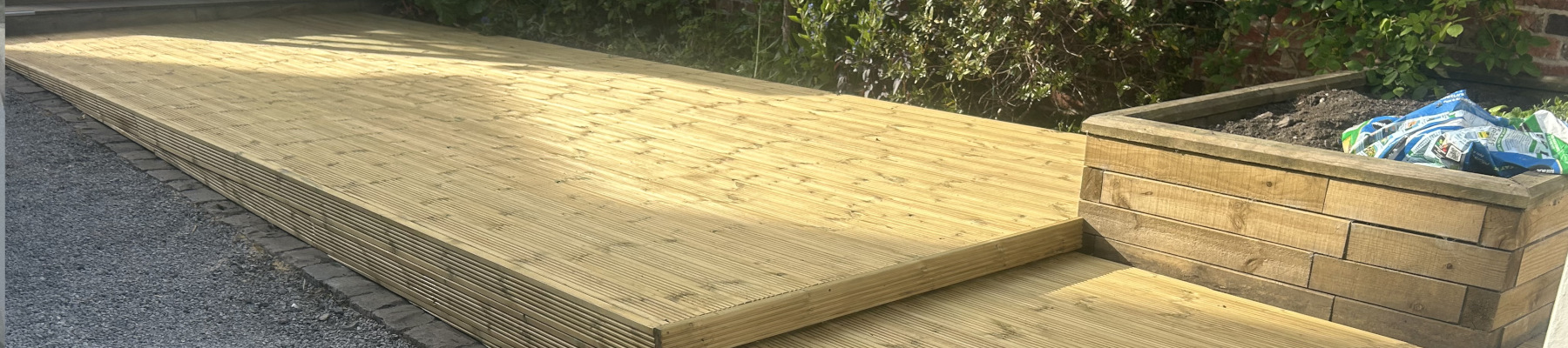 Timber Decking by Willow Landscapes, Sheffield