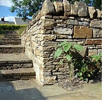 Dry stone walling by Willow Landscapes in Sheffield