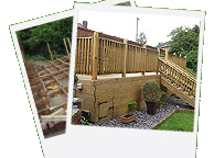 Timber decking and patio project