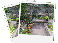 Waterfall, pond and pergola project